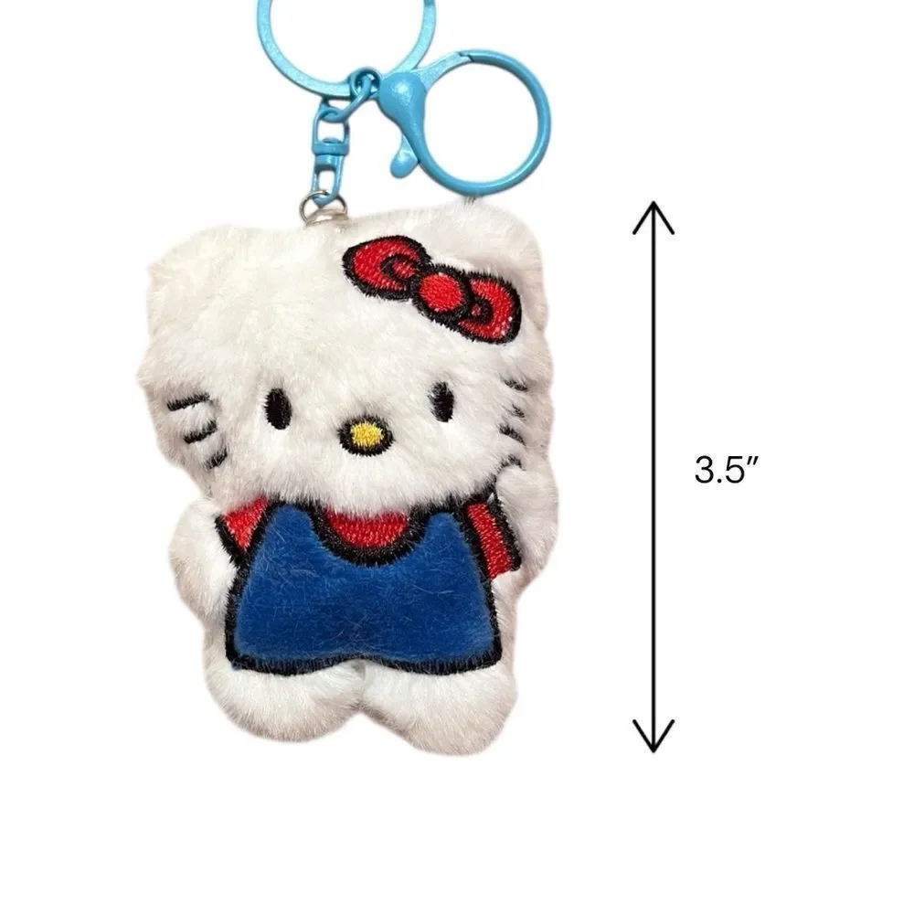 Big Hello Kitty Plush Keychain Purse Charm